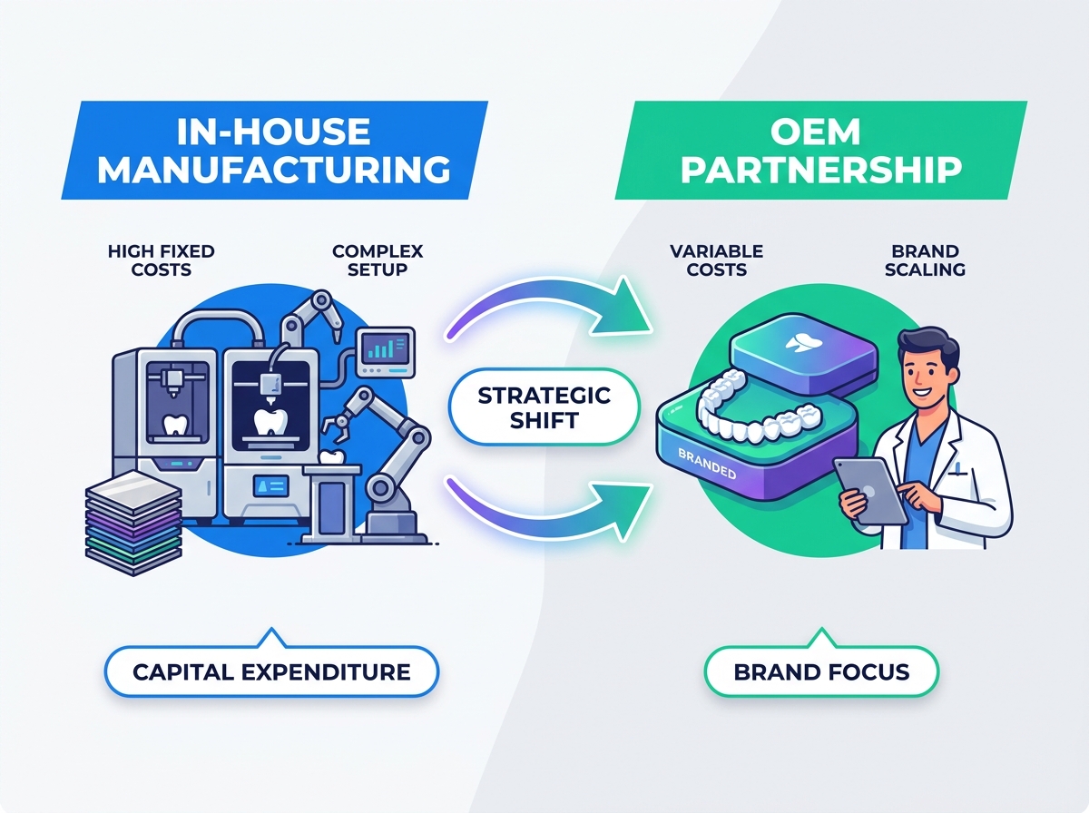 OEM clear aligner manufacturing facility